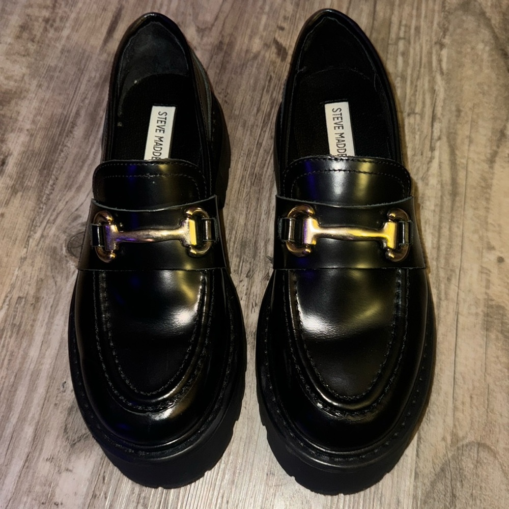 Steve Madden platform loafers
